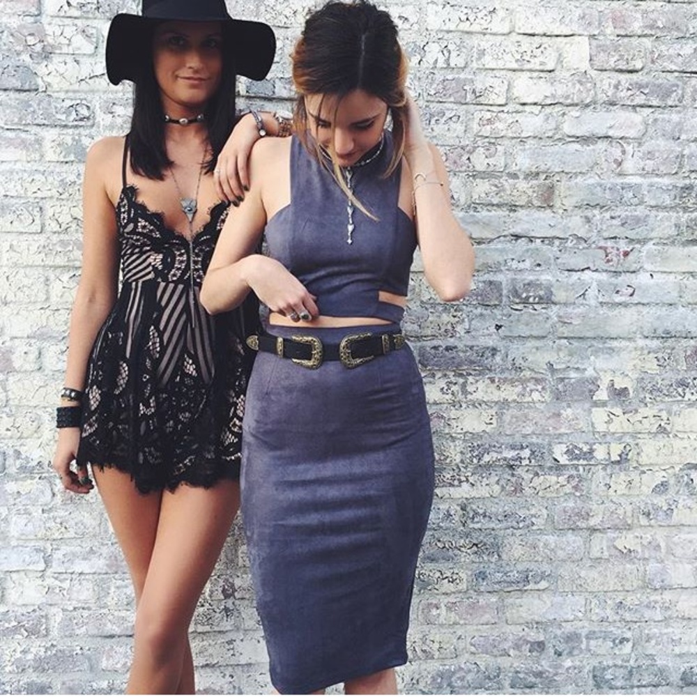 NWT LF Fall '15 Season Black Lace Romper